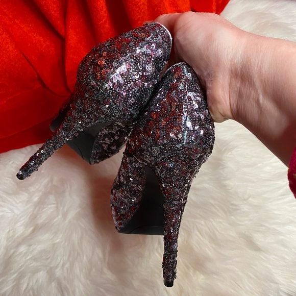 Sequin heels - Picture 4 of 10